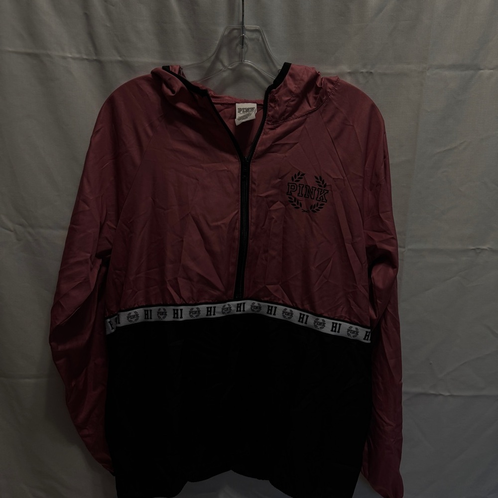 PINK HAWAII Victoria's Secret Mauve and Black Hoodie
